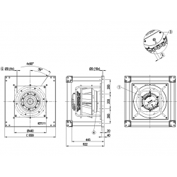 K3G400-PA27-W4 Wentylator promieniowy