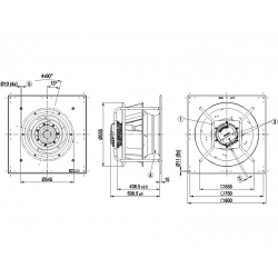 K3G560-PB31-03 Fan radial