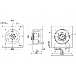 K3G560-RA24-03 Fan radial