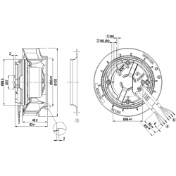 R3G133-R01-03 Fan radial