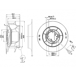 R3G225-RE07-01 Wentylator promieniowy