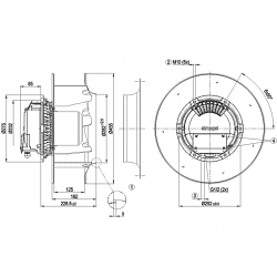 R3G400-BE08-N1 ventilator radial