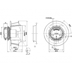 R3G400-PW03-01 Fan radial