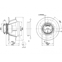 R3G450-PA31-03 Fan radial