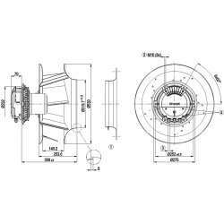 Р3Г450-ПВ12-02 Радиал Фан