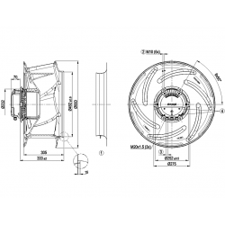 R3G630-FA38-03 Wentylator promieniowy