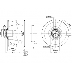 R3G710-PC05-03 Wentylator promieniowy