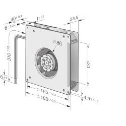 RG 125-19 / 06 Fan radial