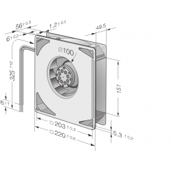 RG 160-28 / 06S Radial fan