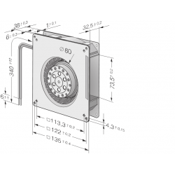 RG 90-18 / 00 Radiální ventilátor