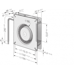 RG 90-18 / 12 N Radial fan