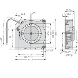 RL 90-18 / 14 NG Fan radial