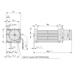 Qg030-198 / 12 soplador tangente