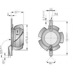 8850 TV Compact axial fan