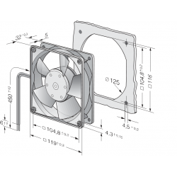 AC 4300 Compact axial fan