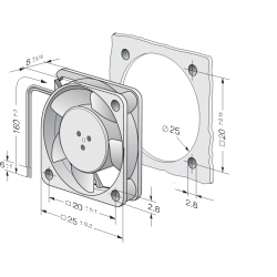 252 H Compact Axial Fan