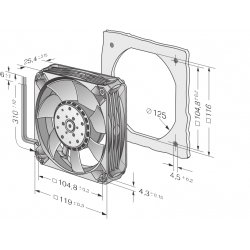 4412 FNH Compact Axial Fan