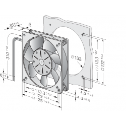 5118 NL Compact axial fan