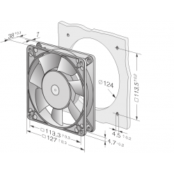 5950 Compact axial fan