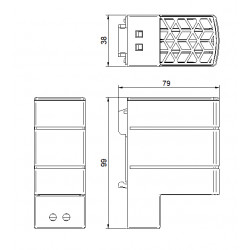 Wid15BL0C Compact anti-condensation heaters