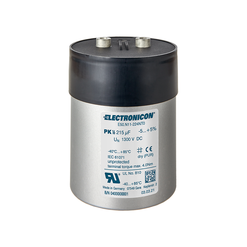 Condensadores E50.R22-235NT0 DC con baja inductancia