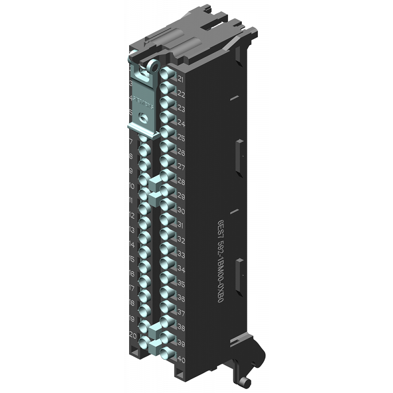 Simatic S7-1500, Front Connector connection strip for standard 35mm Push In connection