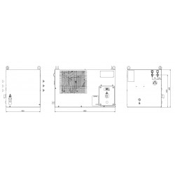 TCO31-41 Minichiller HP Промишлени маслени охладители