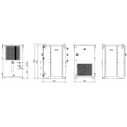 TCU22 60Hz Chillers industriale la lichide poluate sau murdare