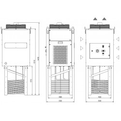 TCI56 50Hz chillers with immersion coil