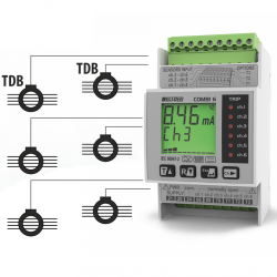 Sześciokanałowy przekaźnik różnicowo-prądowy - X52UB6