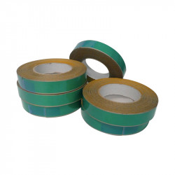 Conductive tapes with a removable masking layer