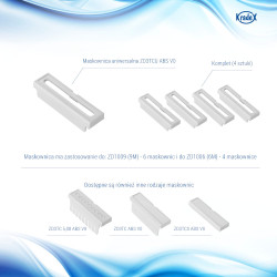 Modular housing for DIN rail ZD1002JABSV0