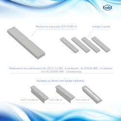 Modular housing for DIN rail ZD1008JABSV0