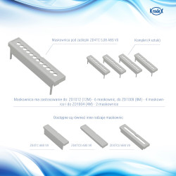 Modular housing for DIN rail ZD1008JABSV0