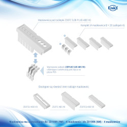 Modular housing for DIN rail ZD3102JABSV0