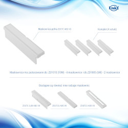 Modular housing for DIN rail ZD3005JABSV0