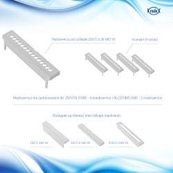 Modular housing for DIN rail ZD3005JABSV0