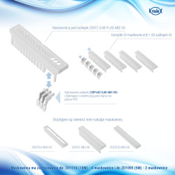 Modular housing for DIN rail ZD3005JABSV0