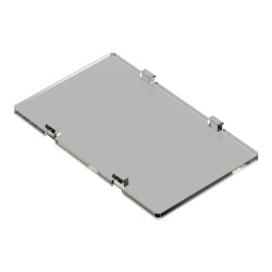 Light gray cover for DIN KPZ106JPC/ABSV0(ZDFJ1002) housing