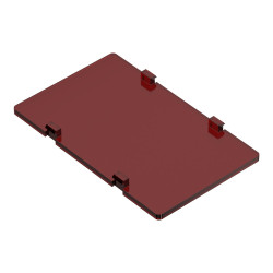 Light gray cover for DIN KPZ106JPC/ABSV0(ZDFJ1002) housing