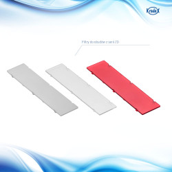 Transparent filter for DIN ZDFp1004ABS housing