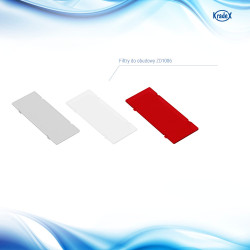 Transparent filter for DIN ZDFp1004ABS housing