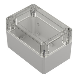 ZP120.80.75Jp TM PC PLASTIC HOUSING ZP120.80.75 LIGHT BOTTOM - CLEAR TOP WITH BRASS SLEEVES PC