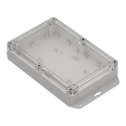 ZP210.140.45UJp TM BOÎTIER EN PLASTIQUE PC ZP210.140.45 FOND LÉGER - DESSUS TRANSPARENT AVEC