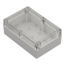 ZP210.140.75Jp TM ABS-PC PLASTIC HOUSING ZP210.140.75 LIGHT BOTTOM - CLEAR TOP WITH ABS-PC BRASS