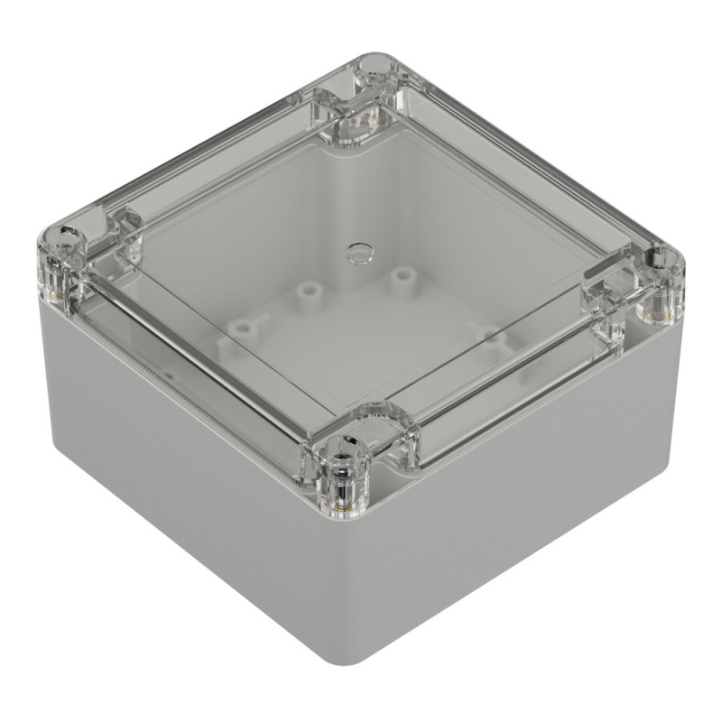 ZP105.105.60SJp TM ABS-PC HERMETIC HOUSING ZP105.105.60 LIGHT BOTTOM - CLEAR TOP WITH CAST GASKET