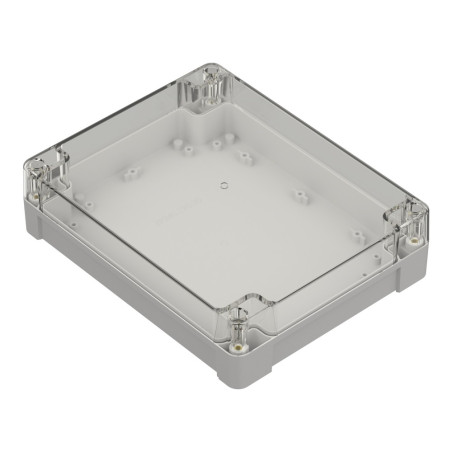 ZP240.190.60SJp TM PC HERMETIC HOUSING ZP240.190.60 LIGHT BOTTOM - CLEAR TOP WITH CAST GASKET AND