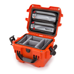 Petite valise Nanuk - NANUK 908 - Séparateur rembourré + organisateur de couvercle - 908S-060BK-0A0