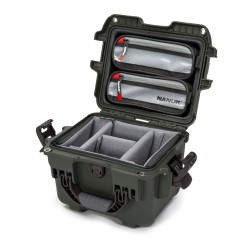 Petite valise Nanuk - NANUK 908 - Séparateur rembourré + organisateur de couvercle - 908S-060BK-0A0