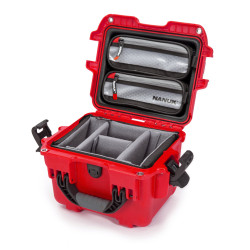 Petite valise Nanuk - NANUK 908 - Séparateur rembourré + organisateur de couvercle - 908S-060BK-0A0